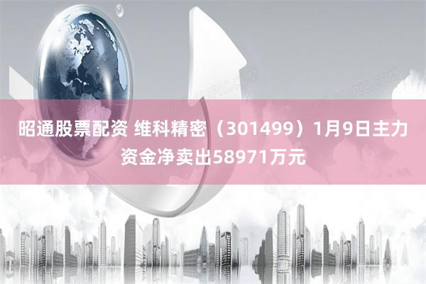 昭通股票配资 维科精密（301499）1月9日主力资金净卖出58971万元